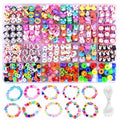 1000PCS Polymer Clay Beads Bracelet Making kit, 24 Style Cute Fun Beads Animal Beads Charms for Jewelry Necklace Earring Making DIY Accessories for Women Girls - color: F1#Style 5