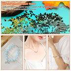 2000Pcs Round Rondelle Crimp Beads for Jewelry Finding,Tiny Crimps Stopper Beads Clamp Caps End Stopper Tiny Brass Spacer Beads 1.5mm Hole for DIY Jewelry Making,Bracelet Necklace Earring - color: 2000pcs;Gold,Silver,White K,Antique bronze