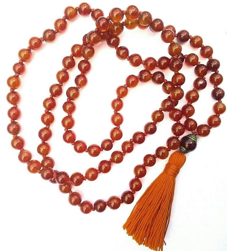 Zenkeeper 116 Pcs Carnelian Beads for Jewelry Making 6 MM Carnelian Loose Gemstones Stone Beads - color: Carnelian, size: 6MM, 116-120pcs