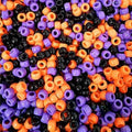 Looconi 1000 Pieces 6x9mm Black Orange Purple Acrylic Plastic Pony Beads for Halloween - color: Halloween1000