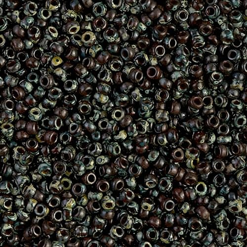 Picasso 6 Color Set 51GM Miyuki Round Rocaille Seed Beads Size 11/0, Each in 2", 8.5 Gram Tube
