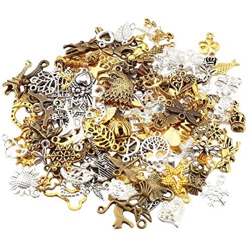 Retro Pendant Charms, Pendants Bulk Craft Charms Accessories for Jewelry Craft Bracelet Necklace Earring