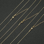 12 Pcs Necklace Chains Gold Plated Stainless Steel Snake Chain Necklace, Thin Round Snake Chains with Lobster Clasp for DIY Jewelry Making, 1mm - color: gold, size: 18inch