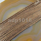 AD Beads Natural Hematite Gemstone Faceted Square Cube Loose Beads 16" (6x6mm, Metallic Copper) - color: Metallic Copper, size: 6x6mm