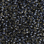 Miyuki Delica Seed Beads – Size 11/0 (1.6 mm), DB2192, Duracoat Montana Silver Lined Dyed, 7.2 g, Approx. 1440 Beads, Made in Japan - color: DB2192 - Duracoat Montana Silver Lined Dyed