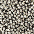 500 Round Silver Acrylic Beads 8mm Diameter with 2mm Hole - color: Silver, size: 8mm