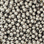 500 Round Silver Acrylic Beads 8mm Diameter with 2mm Hole - color: Silver, size: 8mm