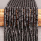 BONNY BOXX 150PCs Natural Lava Stone Spacer Beads, Loose Semi Precious Flat Round Gemstone Heishi Disc Stone Beads for Beading Jewelry Making 4mm*2mm - color: Lava Stone, size: 4MM*2MM