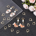 Beebeecraft 1 Box 50Pcs Round Earring Hooks 18K Gold Plated French Earring Hooks Huggies Leverback Findings 15x11.5mm for Jewelry Making - color: 15x11.5mm Round Earring Hooks