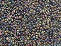 Seed Beads Size:11/0 50 gr / 1.76 oz (Black Iridescent/Eggplant) - color: Black Iridescent/ Eggplant