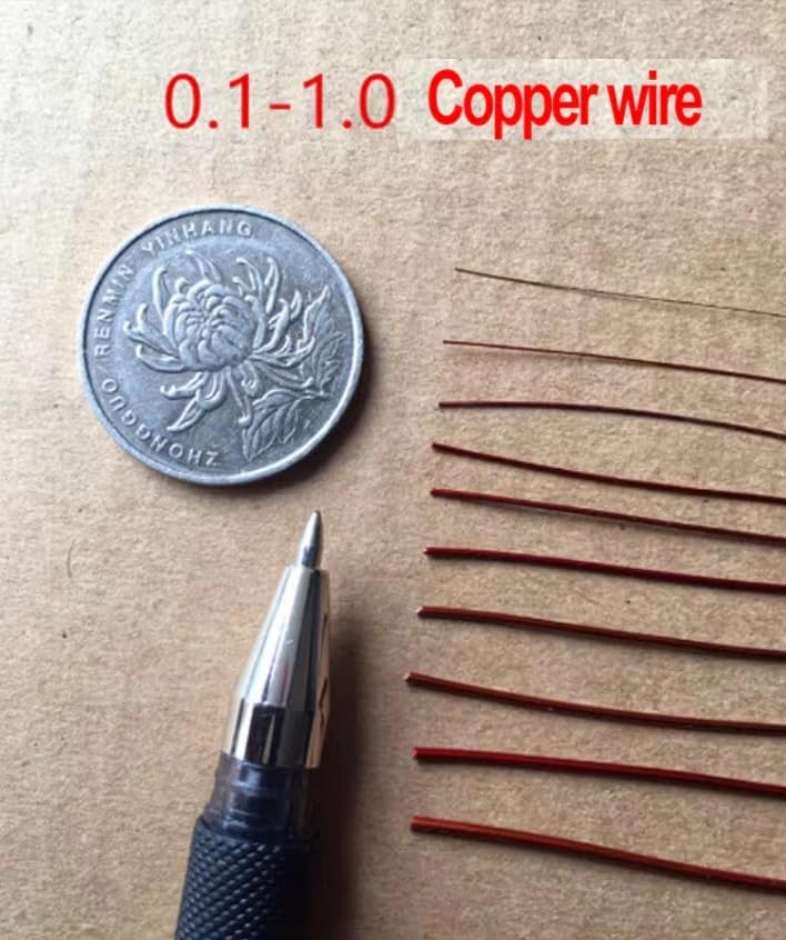 Coil Copper Wire0.1mm 0.2mm 0.3mm 0.4mm 0.5mm 0.6mm 0.7mm 0.8mm 1.20mmCable Copper Wire Magnet Wire Enameled Copper Winding Wire (1.20mm 10m) - color: 1.20mm 10m