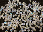 Perlin Preciosa Bohemian 3mm Crystal Glass Beads 100 pcs Czech Bicone Colorful Mix Beads for DIY Jewelry Making Double Cone Bead Bracelet Earring Necklace Crafting (Crystal Clear) - color: Crystal
