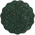 5100 Pcs Size 8/0 Glass Seed Beads, 3 mm Emerald Small Mini Spacer Loose Pony Beads for Jewelry Making and DIY Crafts - color: Emerald, size: Medium