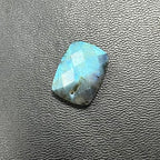 Natural Stone Pendants Faceted Flash Labradorite Stone Beads Flash Crystal Gemstone Charms for Jewelry Making Necklace Bracelet Gift - color: rectangle