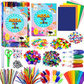 Goody King Arts and Crafts Supplies for Kids - All in One Kid Crafts Toddler Activities Kids School Supplies Age 4 5 6 7 8 Years Old Craft Art Supply Kit Kindergarten Homeschool - size: Medium