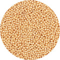 2200pcs Glass Seed Beads, 4mm 6/0 Pony Bulk for Jewelry Making, Mini Spacer Loose Craft Small Glass Beads for DIY Bracelet (Champagne Gold) - color: Champagne Gold