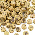 Airssory 100 Pcs Handmade Polymer-Clay Food Biscuits Cookie Beads Spacer for Bracelets Jewelry Necklace Earring Making - color: Biscuits Cookie Beads_100 Pcs