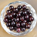 AD Beads Natural Gemstone Round Spacer Loose Beads (6mm 100pcs, Garnet) - color: Garnet, size: 6mm 100pcs