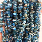 5-8mm Natural Blue Apatite Gemstone Chips Loose Beads Semi Precious for Jewelry Making DIY Handmade Craft Supplies 1 Strand per Bag Approxi 34" - color: Blue Apatite Chips