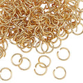 DanLingJewelry 200 pcs Golden Color 304 Stainless Steel 20 Gauge Open Jump Rings 7mm for Jewelry Making Connectors Jewelry Finding - color: 200 pcs - ф7mm δ 0.8mm - Golden