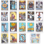 SUNNYCLUE 1 Box 18 Styles Tarot Charms Tarot Card Charm Bulk Acrylic Lucky Fortune Astrology Divination Amulet Magic Pendants for Jewelry Making DIY Crafts Supplies - style: Tarot 1