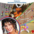 QPIXVB 1100PCS White Pony Beads,Friendship Bracelet Beads Kit,Bead for Jewelry Making and Bracelets Making,Braid Hair Bead for Crafts,Small,White Jewelry Making Supplies for Adults - color: white beads
