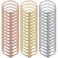 Hicarer 45 Pieces Bracelet Chains with OT Toggle Clasp Stainless Steel Bracelet Link Chains DIY Jewelry Making Supplies for Women Jewelry Crafts(Silver, Gold, Rose Gold) - color: Silver, Gold, Rose Gold