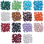 LONGWIN Lot 280pcs Teardrop Crystal Beads 6x12mm for Adults, Briolette Glass Beads Jewelry Making Supply for DIY Projects, Bracelets, Necklaces, Earrings - color: 6x12mm teardrop beads