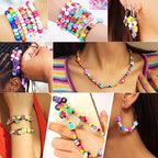 2480pcs Thanksgiving Fall Polymer Clay Beads Charms Friendship Bracelet Necklace Earring Jewelry Making kit, Accessories for Arts Crafts DIY Gifts for Women Girls - color: A5#Thanksgiving Fall