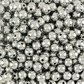 250 Round Silver Acrylic Beads 10mm Diameter with 1.8mm Hole - color: Silver, size: 10mm