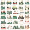 SANNIX 90 Pcs Christmas Charms for Jewelry Making, Christmas Tree Charms Holiday Xmas Enamel Pendants for Bracelets Necklaces Earrings Making and Crafting - color: Christmas Tree Color