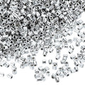 uxcell 1400Pcs Glass Bugle Beads, 1.5x1.5mm Tube Mini Loose Glass Seed Spacer Bead for DIY Earrings Necklaces Bracelets Jewelry Making (Electroplating White K) - color: Electroplating White K, size: 1.5x1.5mm