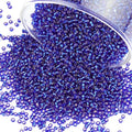 10100 Pcs Size 11/0 Glass Seed Beads, 2 mm Sapphire Small Mini Spacer Loose Pony Beads for Jewelry Making and DIY Crafts - color: Sapphire, size: Small