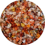 Natural Chip Stone Beads Red Agate 5-8mm About 400 Pieces Irregular Gemstones Healing Crystal Loose Rocks Bead Hole Drilled DIY for Bracelet Jewelry Making Crafting (5-8mm, Red Agate) - color: Red Agate