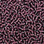 Czech 8/0 Silver Lined Glass Seed Beads 20 Grams 800 Pcs Multi Colors (Plum) - color: Plum