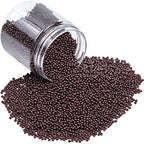 PH PandaHall 6000pcs 11/0 Glass Seed Beads 2mm Seed Beads Brown Round Waist Bead Mini Spacer Bead for DIY Earring Bracelet Necklace Jewelry Making Crafting - color: Brown-6000 Pcs