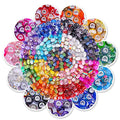 European Large Hole Spacer Charm Fairy Wands Rhinestone Craft Beads for DIY Bracelet Jewelry Making (11 Color 200 Pieces) - color: 11 Color 200 Pieces