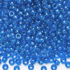 IOOLEEM Blue Glitter Pony Beads,1200pcs Beads for Bracelets Making & Hair braiding, Kandi Friendship Bracelets & Jewelry Making. - color: Blue Glitter