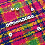 Amaney 500pcs White Acrylic Number Beads 7x4mm Mixed Number Beads Acrylic Plastic Round Shape Loose Beads - color: White, size: 7x4mm