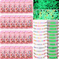 Kenning 24 Set Friendship Bracelet Making Kits Glow in The Dark Letter Beads DIY Jewelry Supplies Colorful Various Beads Set Personalized Bracelet for Wedding Birthday Gift Craft Wrapped