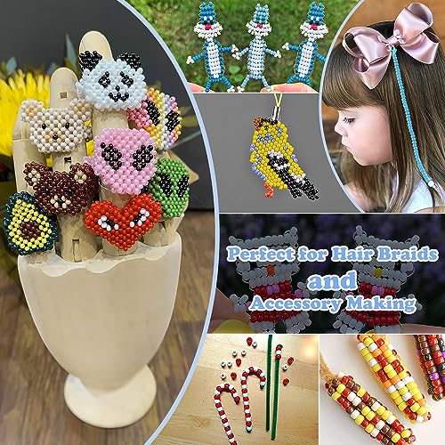 Qpixvb 1100PCS Blue Pony Beads,Blue Beads for Bracelets,Bead for Jewelry Making and Bracelets Making,Friendship Bracelet Bead Kit - color: sky blue beads