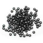 1000Pcs Acrylic Number Beads Round Number Round Beads 4x7mm Mixed Number Beads, for Jewelry Bracelets Necklaces Key Chains Making (Black White) - color: Black White