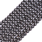 HAAMIIQII 45pcs 8mm Natural Black Hematite Loose Gemstone Beads Ball Shape Spacer Stone Beads for Jewelry Making DIY Bracelets Necklaces Crafting - color: Ball Shape, size: 8mm