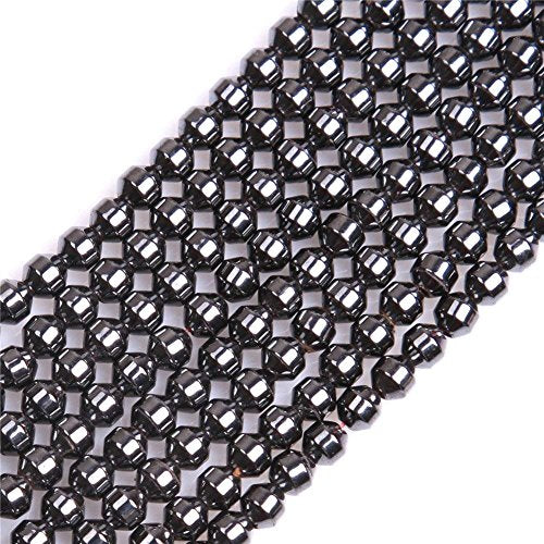 HAAMIIQII 45pcs 8mm Natural Black Hematite Loose Gemstone Beads Ball Shape Spacer Stone Beads for Jewelry Making DIY Bracelets Necklaces Crafting - color: Ball Shape, size: 8mm