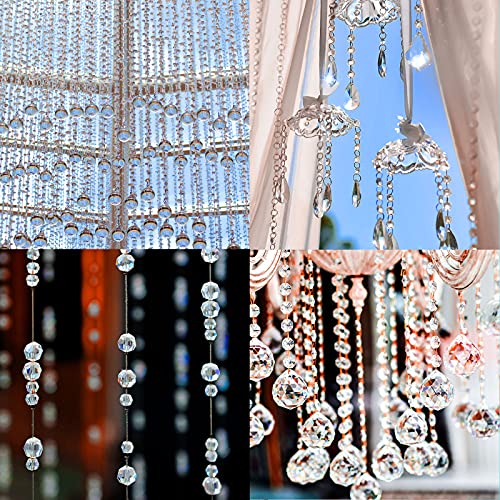 Highergo 500 Pieces DIY Glass Crystal Rondelle AB Glass Beads Faceted Rondelle Beads for Bracelets Necklace Pendants Jewelry Making DIY Craft Project Supplies (8 mm)