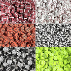 100 Pcs Sport Ball Polymer Clay Beads Mixed Heishi Spacer Beads Supplies for DIY Bracelet Earring Necklace Jewelry Making - color: Ball