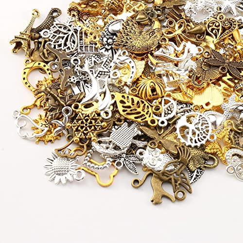 Retro Pendant Charms, Pendants Bulk Craft Charms Accessories for Jewelry Craft Bracelet Necklace Earring