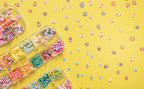 Polymer Clay Mix Sprinkles Slice Confetti for Fake Dessert Cake Decor, Art DIY Projects Resin Jewelry Making Pack of 3-Box 36 Designs