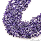 GM GemMartUSA Amethyst Natural Raw Chip Beads Strands | Semi-Precious | AAA+ Quality 1 Strand 34” | DIY Bracelet Jewelry Making, Healing Crystal Craft| 4-6mm - Purple Color Gemstones (CHAA-70001) - color: Amethyst (CHAA-70001)