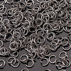 DanLingJewelry 1000 pcs 304 Stainless Steel 19 Gauge Open Jump Rings 6mm for Jewelry Making Connectors Jewelry Finding Stainless Steel Color - color: 1000 pcs - ф6mm δ 1mm